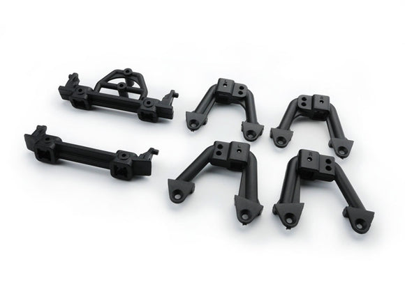 Front/Rear Bumper Mounts and Shock Hoops: SCA-1E - Race Dawg RC