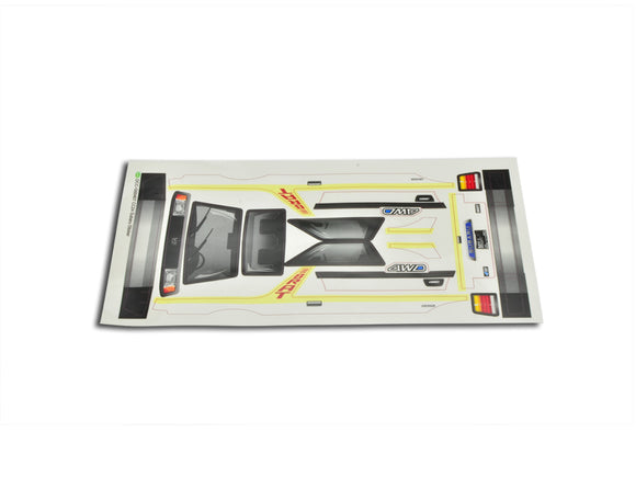 Subaru Brat Sticker Sheet: MSA-1E - Race Dawg RC