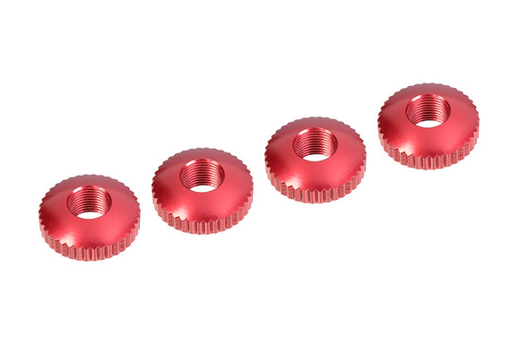 Aluminum Body Mount Cambered Nuts - 4 pcs - Race Dawg RC