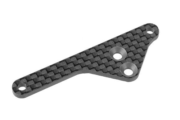 Shock Mount Plate SSX-10 - Graphite 2.5mm - 1 pc - Race Dawg RC