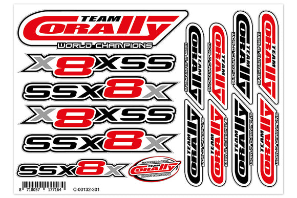 Decal sheet SSX-8X - Race Dawg RC