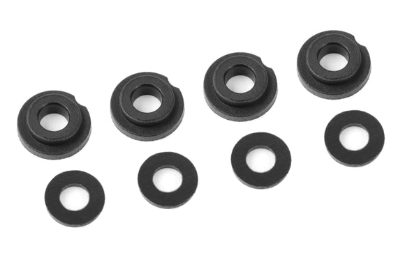Shock Body Insert - Washer - Composite - 1 set (4+4pcs): - Race Dawg RC