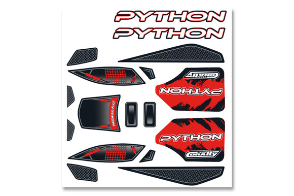 Body Decal Sheet  - Python XP 6S - 1 pc - Race Dawg RC