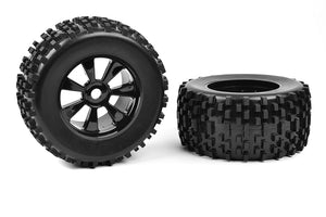 Off-Road 1/8 Monster Truck Tires - Gripper - Glued on - Race Dawg RC