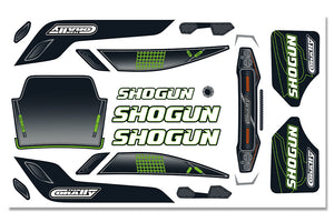 Body Decal Sheet  - Shogun XP 6S - 1 pc - Race Dawg RC