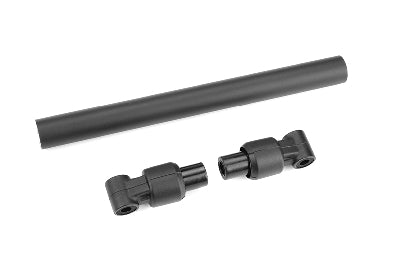 Chassis Tube - Front - 110mm - Aluminum - Black - 1 Set - Race Dawg RC