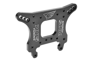 Shock Tower - XTR - Front - 7075 Aluminum - 5mm - Black - - Race Dawg RC