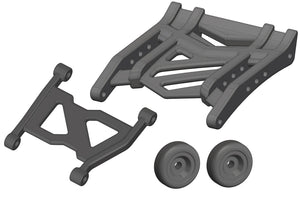 Wheelie Bar - Composite - 1 Set: Mammoth, Moxoo, Triton - Race Dawg RC