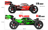 Asuga XLR 6S RTR - Green - Race Dawg RC