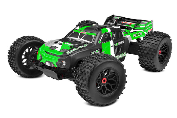 Kagama XP 6S Monster Truck, Roller Chassis Version, Green - Race Dawg RC