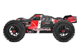 Kagama XP 6S Monster Truck, Roller Chassis Version, Red - Race Dawg RC