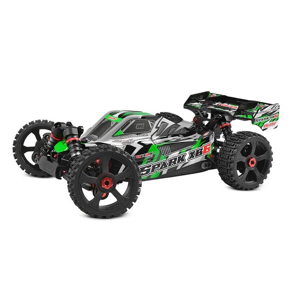 Spark XB6 1/8 6S Basher Buggy, ROLLER, Green - Race Dawg RC