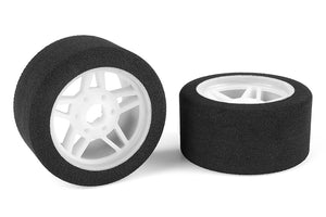 Attack Foam Tires - 1/8 Circuit - 32 Shore - Front - - Race Dawg RC