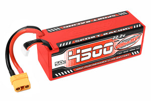 4500mAh 22.2v 6S 50C Hardcase Sport Racing LiPo Battery with - Race Dawg RC