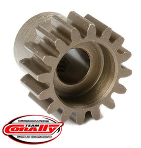 32 Pitch Pinion - Short - Hardened Steel - 16 Tooth - - Race Dawg RC