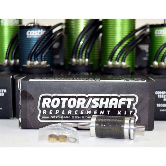 Rotor/Shaft Replacement Kit 1512-1800Kv, 2650Kv - Race Dawg RC