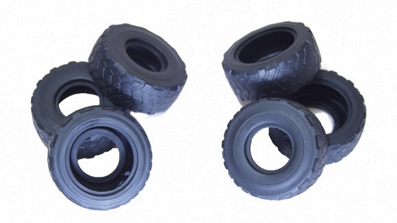 Tire Set (6) for 25004 - Race Dawg RC