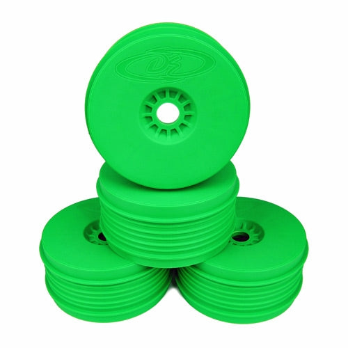 Speedline Plus Buggy Wheels for 1/8 Buggy / GREEN - Race Dawg RC