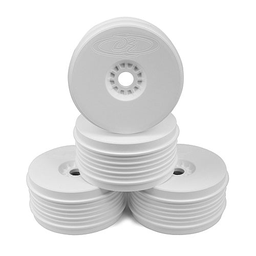Speedline Plus Buggy Wheels for 1/8 Buggy / White - Race Dawg RC