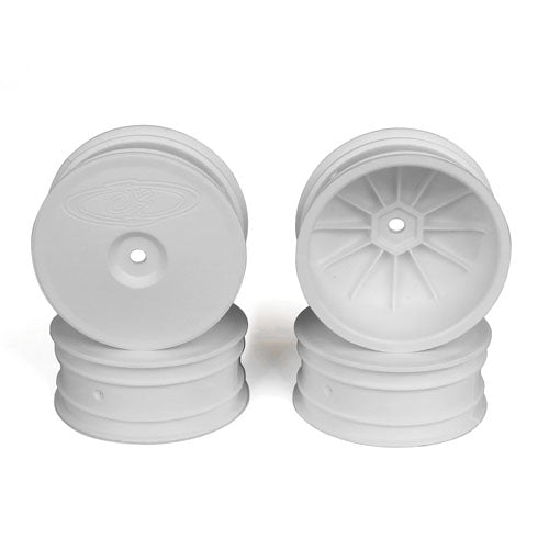 Speedline Buggy Wheels for AE B64 and TLR22 3.0 Front, White - Race Dawg RC