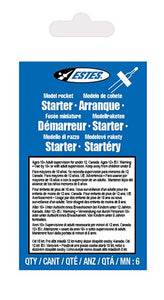 Solar Starters, Model Rocket Engines (6pk) - Race Dawg RC
