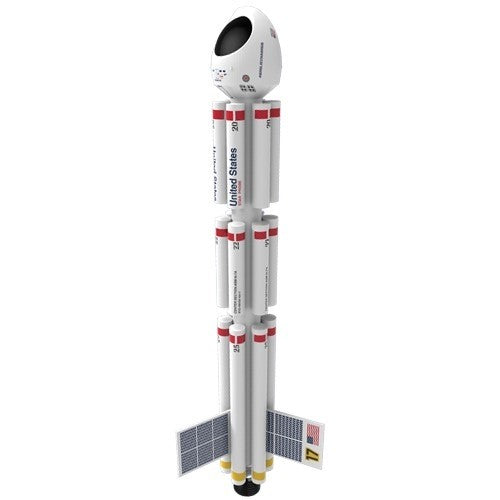 Explorer Aquarius Model Rocket Kit, Skill Level 4 - Race Dawg RC