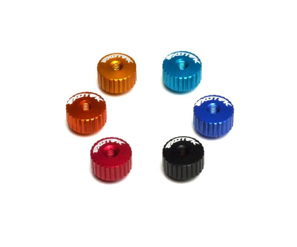 Twist Nuts For M3 Thread, Med Blue - Race Dawg RC