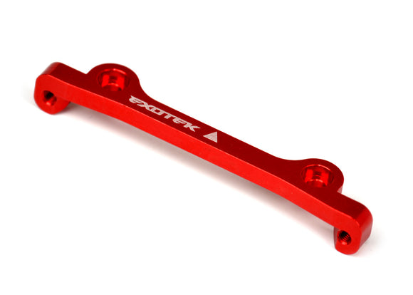 Mini 8ight-T Truggy Steering Rack, Alloy Red - Race Dawg RC