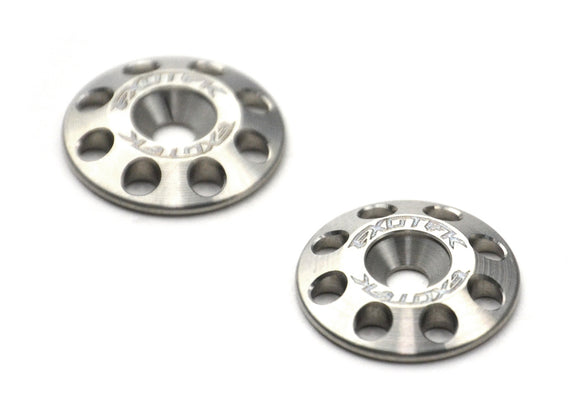 Flite Wing Titanium Buttons 1/10 16mm (2) - Race Dawg RC