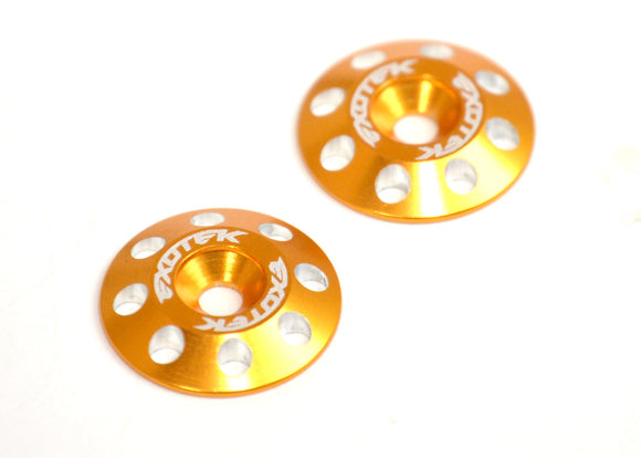Flite Wing Buttons V2, 6061 Gold - Race Dawg RC