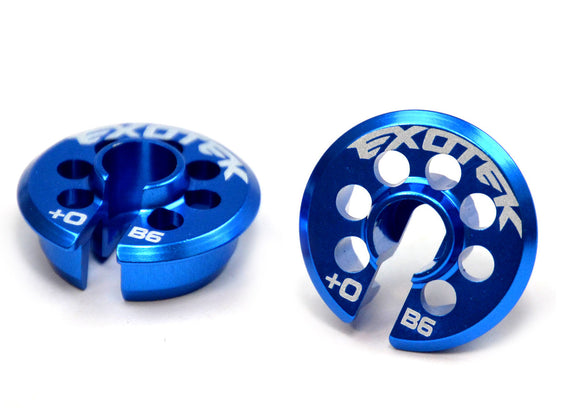 B6 +0 Perch, Alloy 1 pair Blue B6/B6D - Race Dawg RC