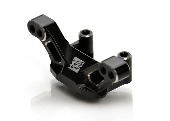 22S HD Front Camber Block, 7075 Black with Silver - Race Dawg RC
