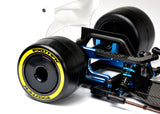 F1 1/10 RUBBER TIRES REAR 36X (YELLOW-MEDIUM) - Race Dawg RC