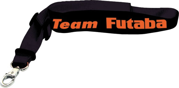 Team Futaba Strap, Black & Orange Neck Strap - Race Dawg RC
