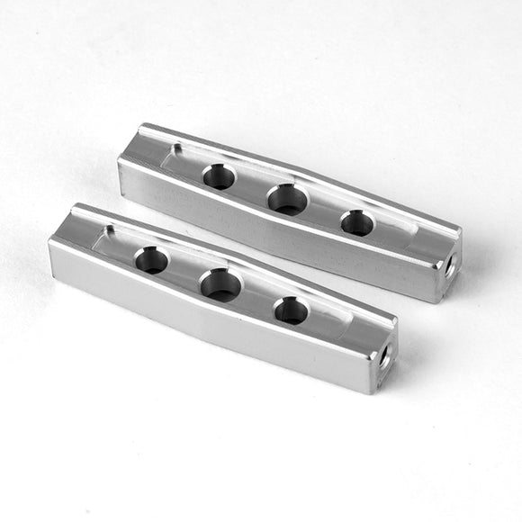 GS01 Machined M3 44mm Upper Link (2) (Silver) - Race Dawg RC