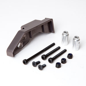 R1 Front Axle Truss Upper Link Mount (Titanium Gray) - Race Dawg RC