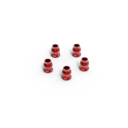 Gmade Aluminum shock end ball 5.8x7.3mm (Red) (5) - Race Dawg RC