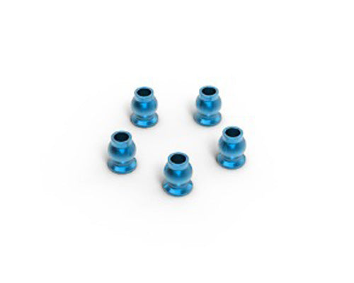 Aluminum Shock End Ball 5.8x7.3mm (Blue) (5) - Race Dawg RC