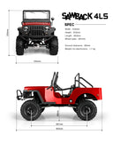 SAWBACK 4LS, GS01 4WD Off-Road Vehicle Kit - Race Dawg RC