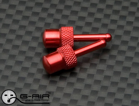 2.2 GT Air system beadlock wheel Red Metal stoppers x 2 - Race Dawg RC