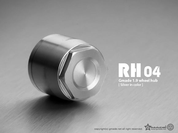 1.9 RH04 Wheel Hubs (Silver) (4) - Race Dawg RC