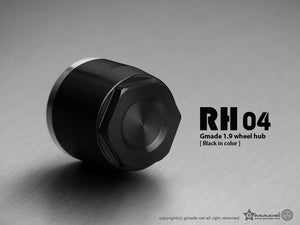1.9 RH04 Wheel Hubs (Black) (4) - Race Dawg RC