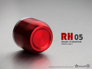 1.9 RH05 Wheel Hubs (Red) (4) - Race Dawg RC