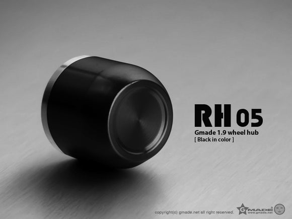 1.9 RH05 Wheel Hubs (Black) (4) - Race Dawg RC