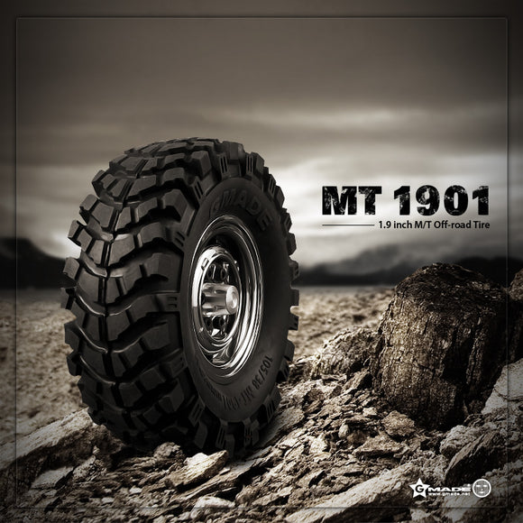 1.9 MT 1901 Off-Road Tires (2) - Race Dawg RC