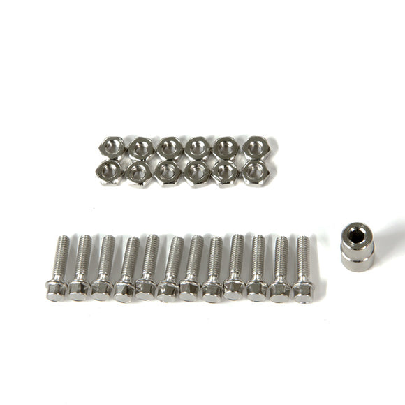 M2.5X10mm Scale Hex Bolt and Nut Set - Race Dawg RC