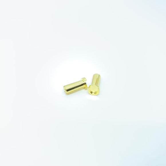 Maclan MAX Current 5mm Low Profile Gold Bullet Connectors - Race Dawg RC