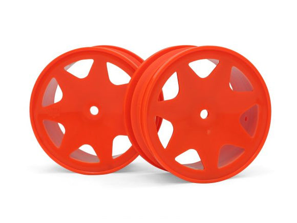 Ultra 7 Wheels Orange 30mm (2pcs) - Race Dawg RC