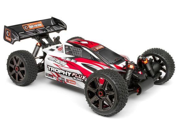 Clear Trophy Buggy Flux Bodyshell W/Window Masks And - Race Dawg RC