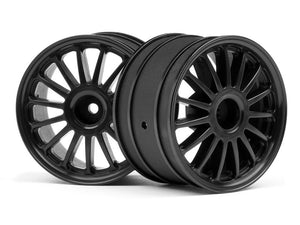 WR8 Tarmac Wheel Black (2.2&Quot;/57X35mm/2pcs) - Race Dawg RC
